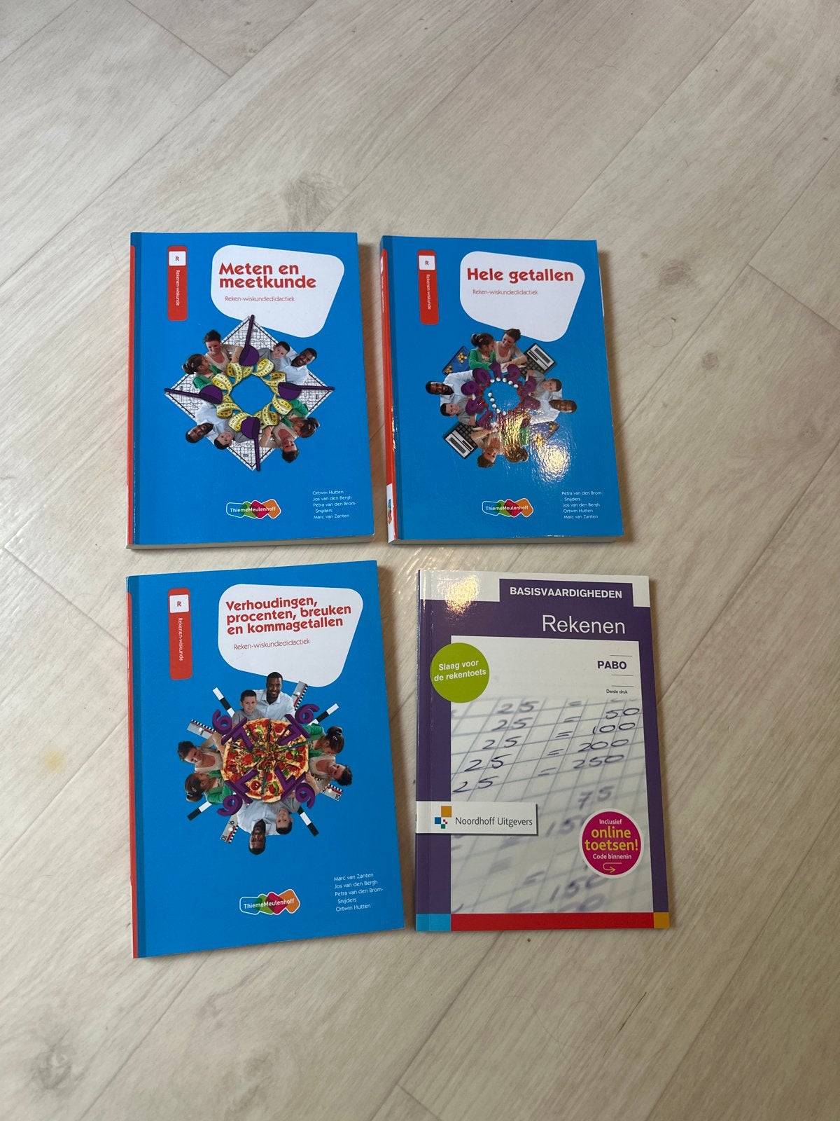 Wiskunde boeken set: Meten, Hele getallen, Verhoudingen, Boeken, Schoolboeken, Ophalen of Verzenden, Zo goed als nieuw, Overige niveaus