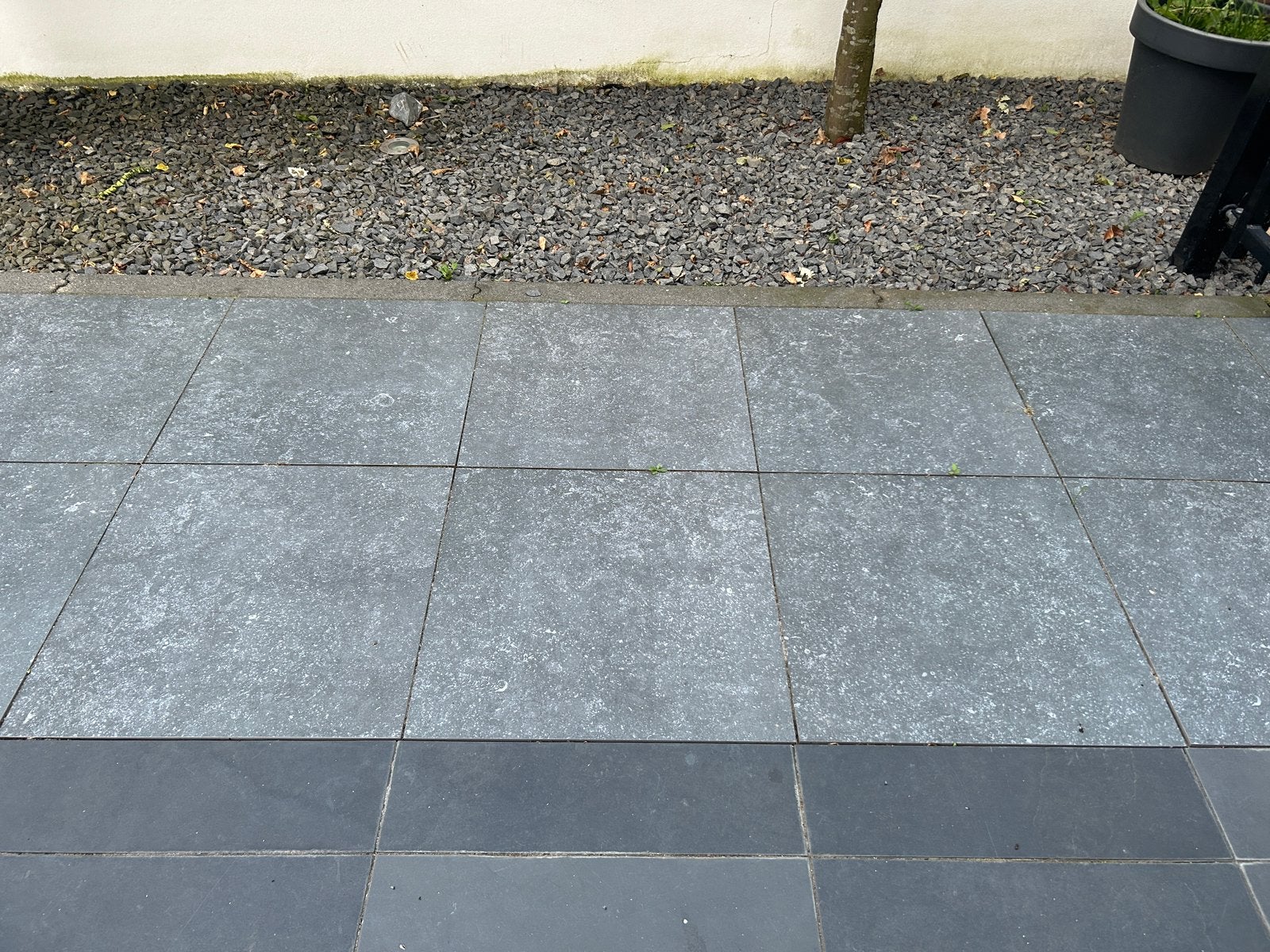 Keramische terras tegels 10m2 blue de soignies, Tuin en Terras, Ophalen, Gebruikt, Keramiek, 10 m² of meer