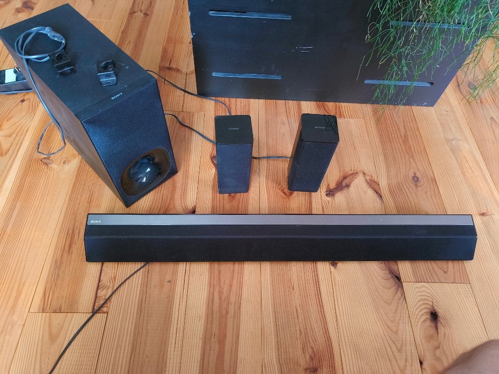 Sony soundbar met draadloze subwoofer én draadloze rear luid, Ophalen, Bluetooth, Gebruikt