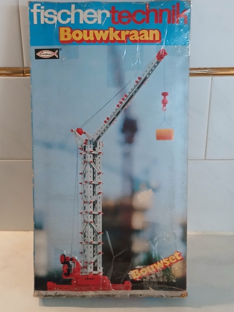 Vintage Fischer Technik Bouwkraan, Ophalen of Verzenden, Gebruikt, Overige merken