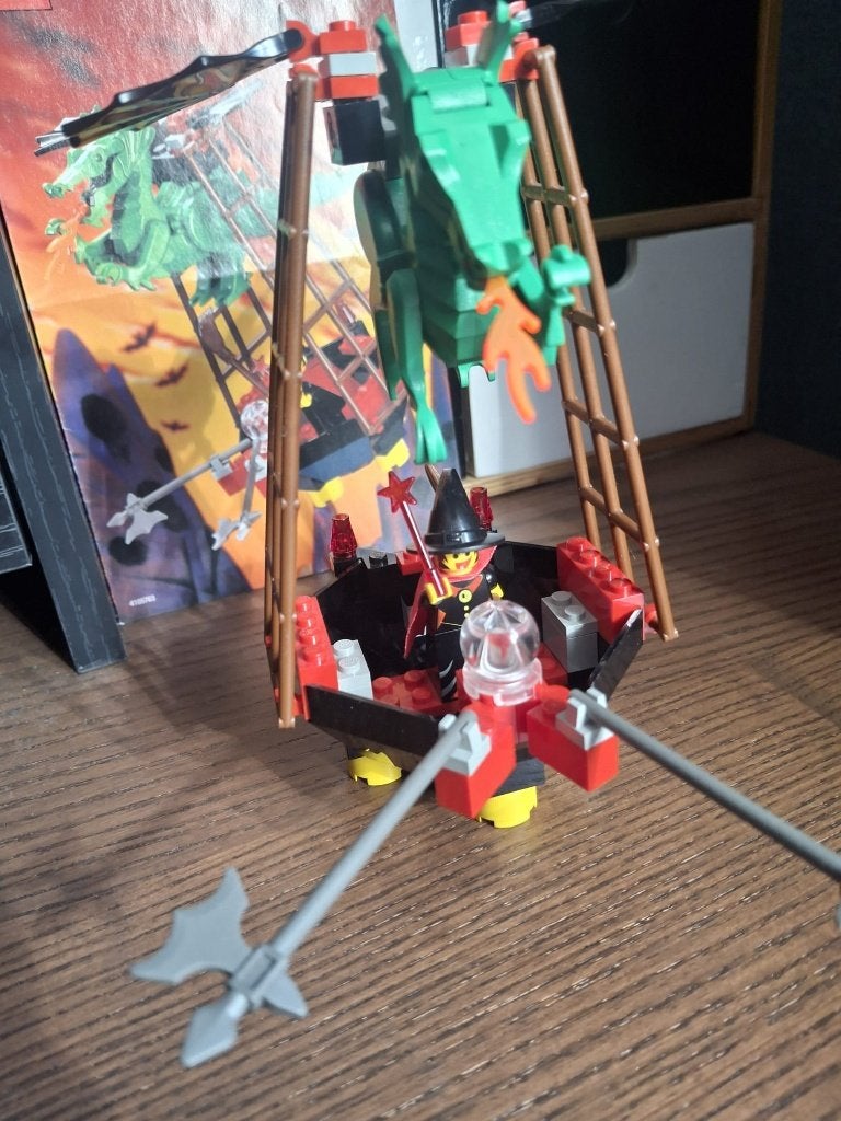 LEGO 6037 Witch’s Windship – compleet met boekje, Lego, Ophalen of Verzenden, Castle, Complete set
