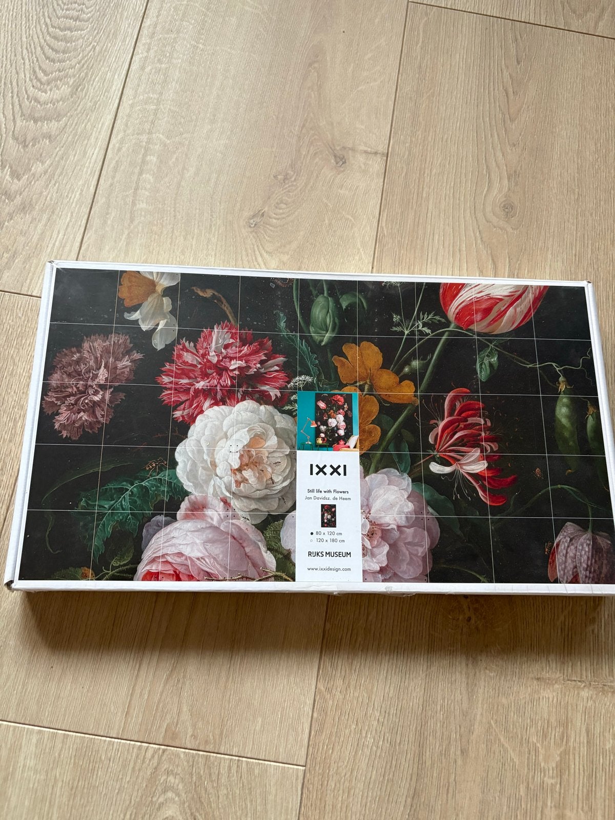 Ixxi wanddecoratie 'Still life with Flowers' Jan Davidsz. de, Meerkleurig, Nieuw, Klassiek, Ophalen of Verzenden