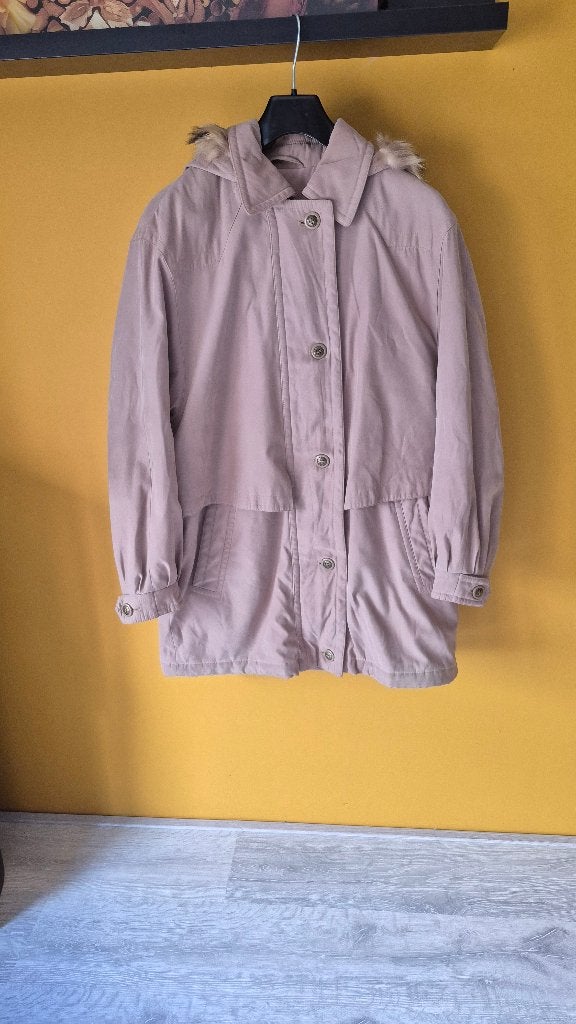 Winterjas van Witteveen, Kleding | Dames, Maat 38/40 (M), Beige, Ophalen of Verzenden, Zo goed als nieuw