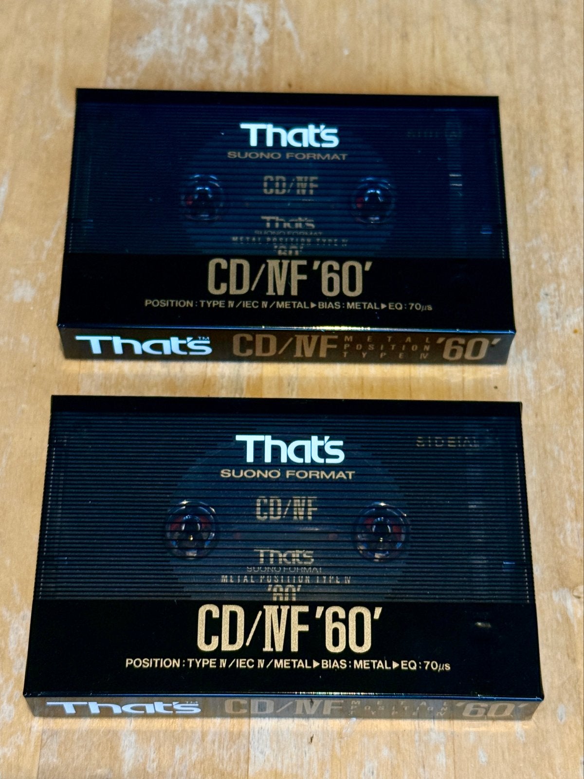 2x That's CD/IVF 60 Cassettebandjes mf tapes gesealed, 2 t/m 25 bandjes, Overige genres, Ophalen of Verzenden, Nieuw in verpakking