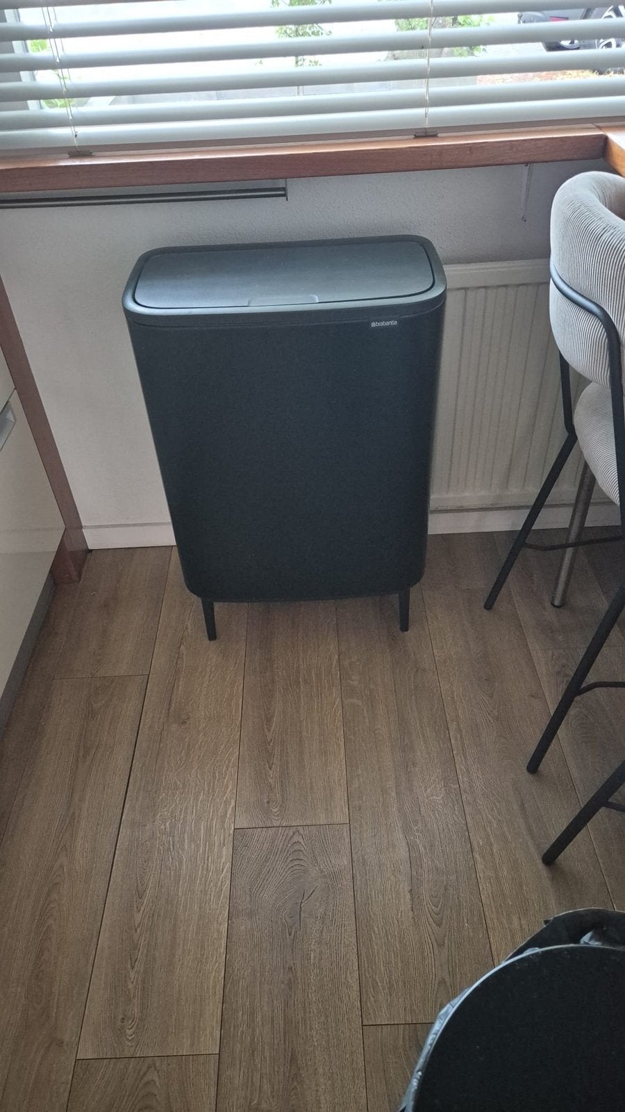 Brabantia prullenbak, Ophalen of Verzenden, Zo goed als nieuw, Rvs