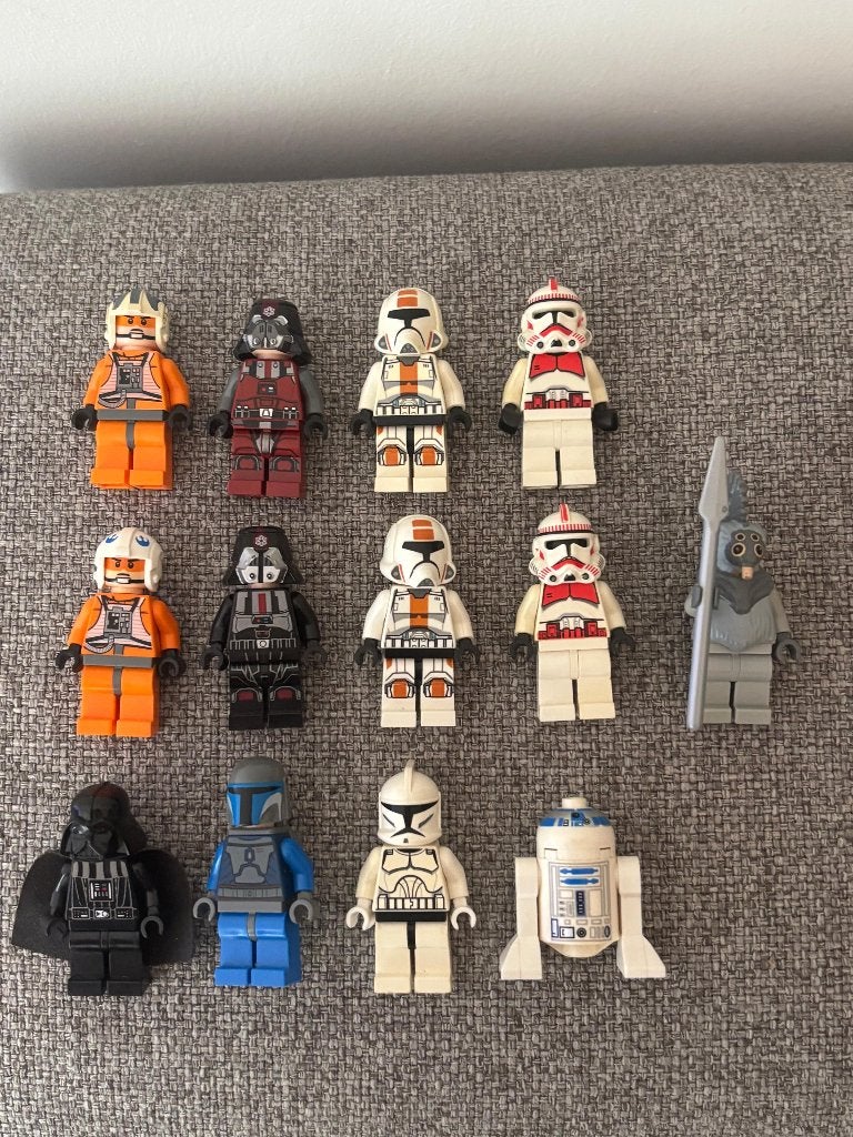 13x LEGO Star Wars minifiguren – Vader, Clone & Sith, Gebruikt, Star Wars, Meerdere sets, Lego