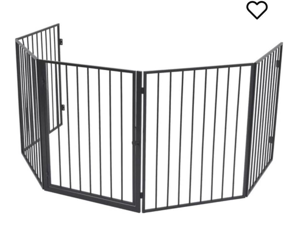 Metalen Veiligheidshekje voor Haard of Kinderen, Ophalen, Gebruikt, Overige typen, 115 cm of meer