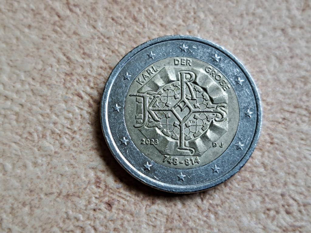 2 euro cc Duitsland 2023 Karel de Grote (J), Postzegels en Munten, Munten | Europa | Euromunten, Ophalen of Verzenden, Duitsland