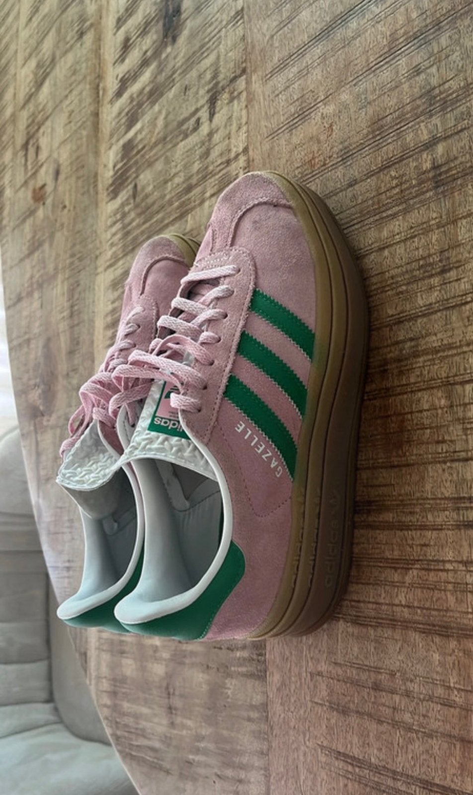 Adidas gazelle bold schoenen, Ophalen of Verzenden, Roze, Sneakers of Gympen, Zo goed als nieuw