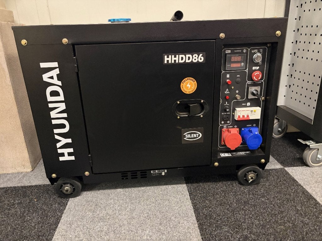 Hyundai HHDD86, Ophalen, Nieuw, 5 tot 10 kVA, Benzine