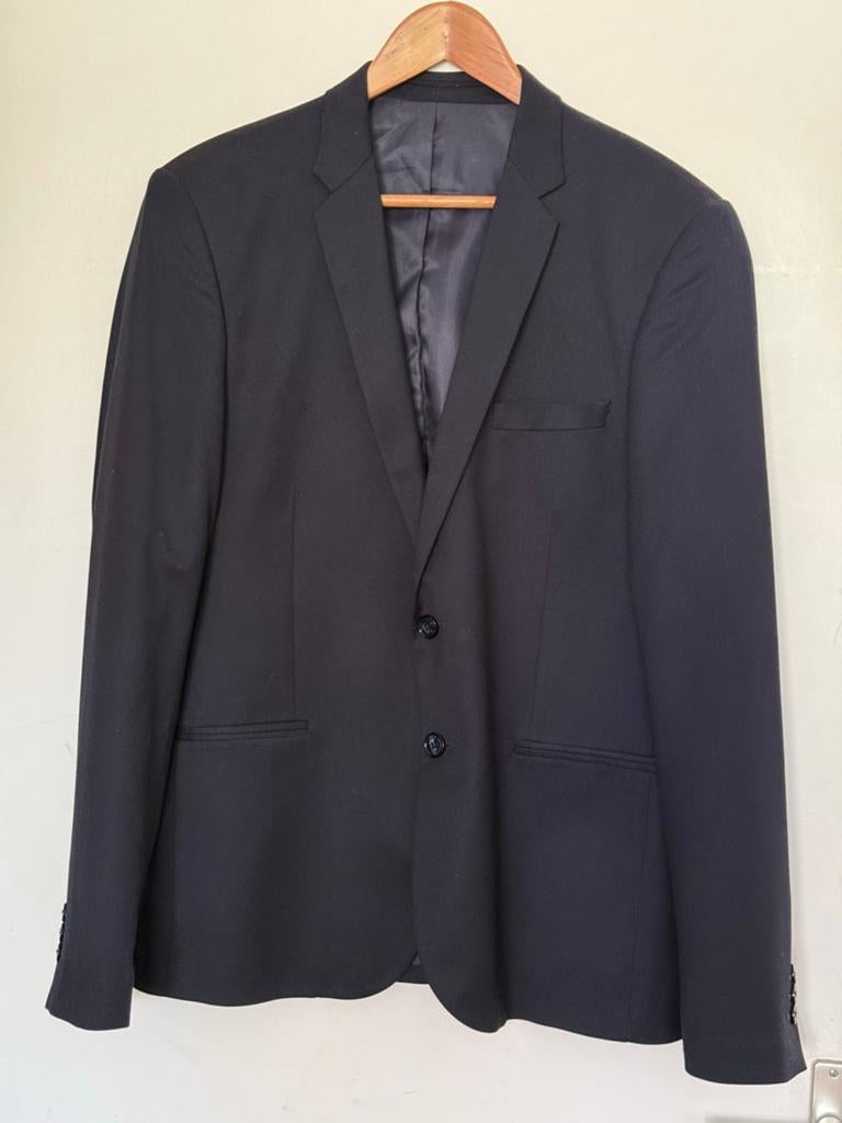 Hamaki-Ho Slim Fit Blazer Maat 54 Zwart, Ophalen of Verzenden, Zo goed als nieuw, Overige maten, Zwart