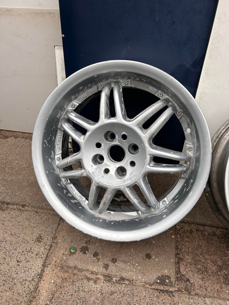 Momo Velgen 4x100 Opknappers, Auto-onderdelen, Banden en Velgen, Ophalen, Gebruikt, Velg(en), 17 inch