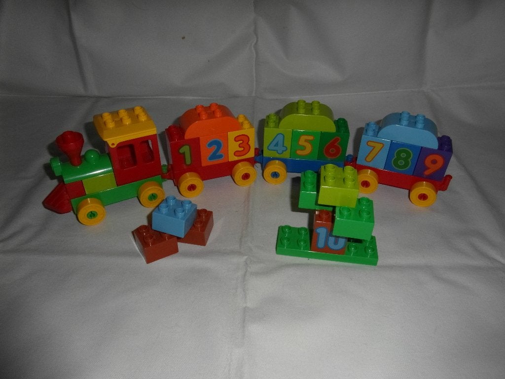 duplo Getallentrein, Kinderen en Baby's, Speelgoed | Duplo en Lego, Ophalen of Verzenden, Zo goed als nieuw, Compleet, Duplo
