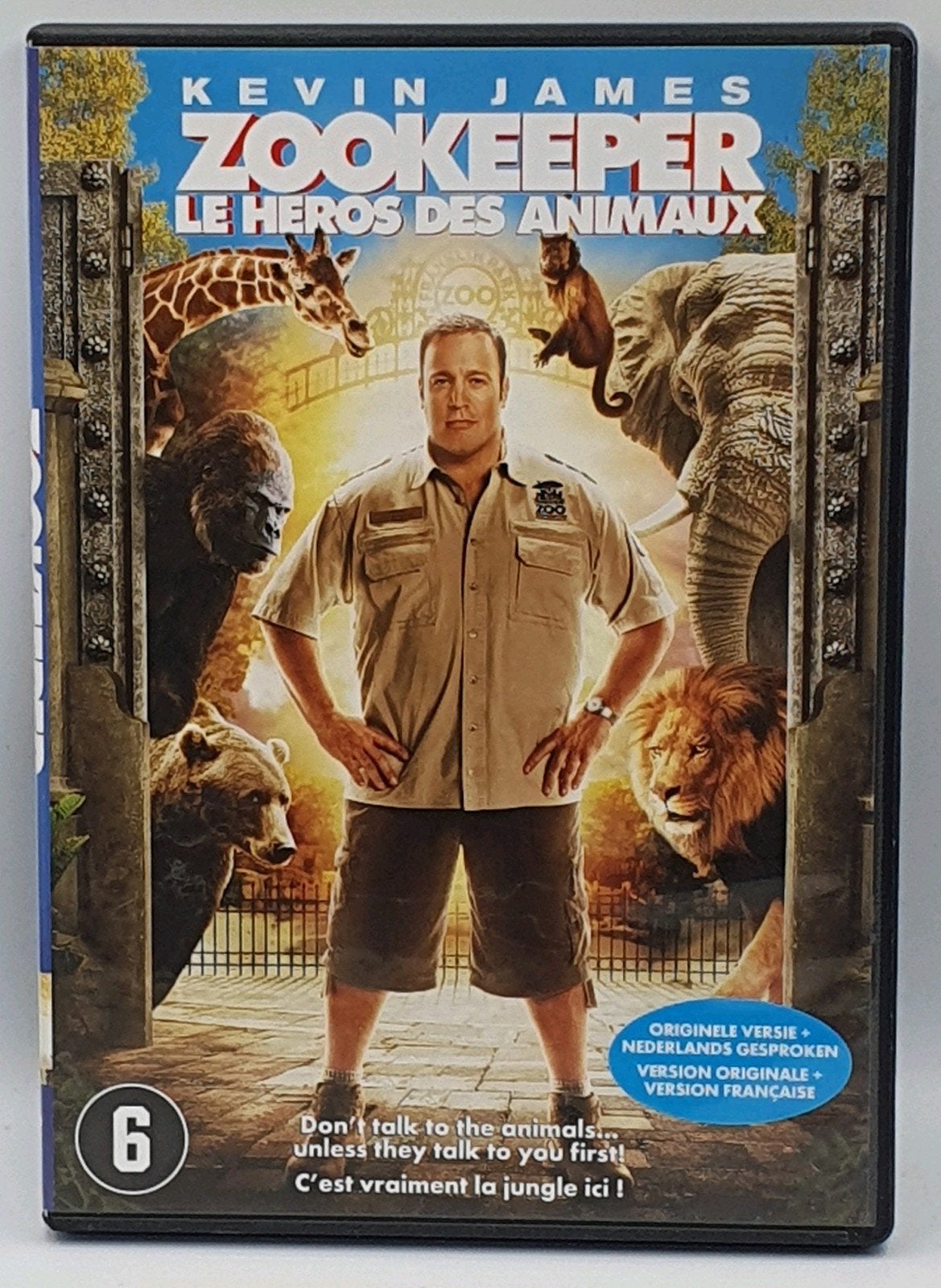 Zookeeper DVD - Kevin James - Avontuurlijke Familiefilm, Vanaf 6 jaar, Ophalen of Verzenden, Gebruikt