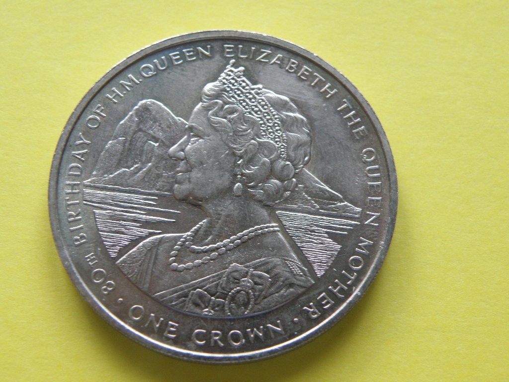 Gibraltar 1 Crown 1980, Postzegels en Munten, Munten | Europa | Niet-Euromunten, Verzenden, Overige landen, Losse munt