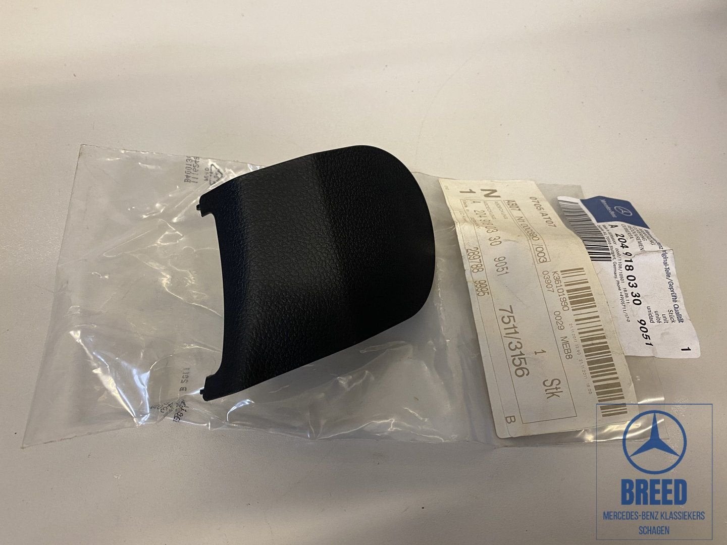 NOS afdekking gordel links zwart Mercedes-Benz W204 C209, -, Nieuw, Ophalen of Verzenden, -