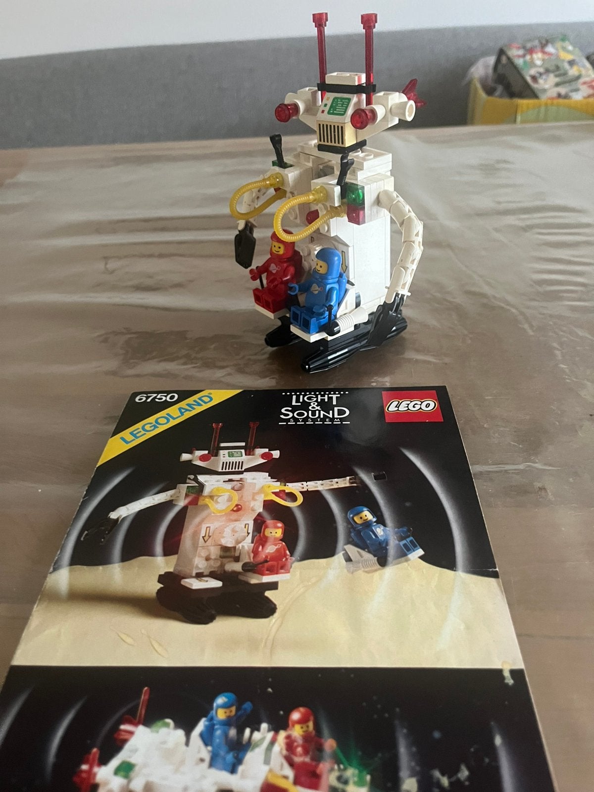 Lego Legoland 6750 Light & Sound Space Lander met instructie, Gebruikt, Lego, Ophalen of Verzenden, Compleet