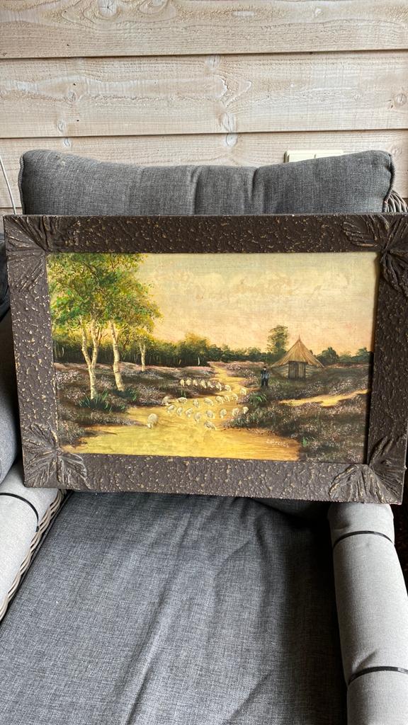 Schilderij in lijst, Ophalen