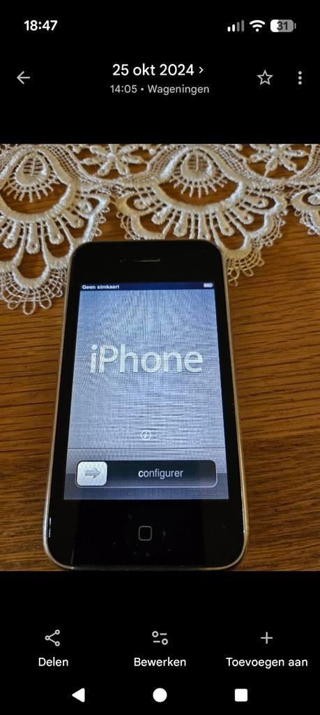 Apple iPhone 3GS 32GB Zwart - Klassieke Smartphone, Telecommunicatie, Mobiele telefoons | Apple iPhone, Ophalen of Verzenden, Zwart