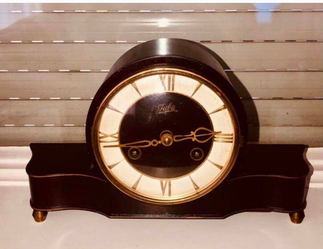 Vintage Pendule  - Uurwerk is nagekeken, Antiek en Kunst, Antiek | Klokken, Ophalen