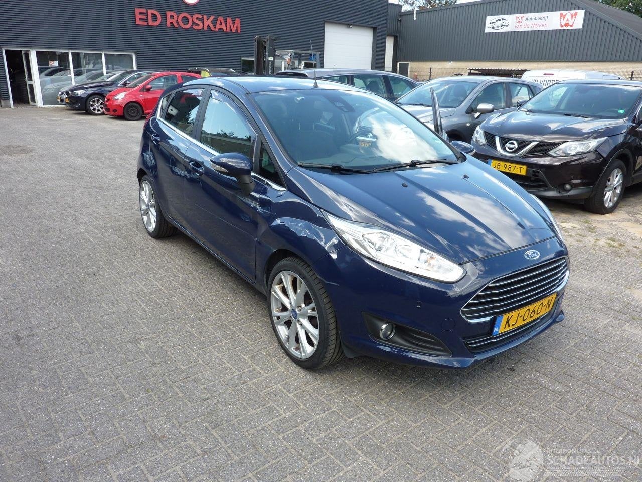 Ford Fiesta 1.0 TITANIUM (bj 2016), Auto diversen, Schadeauto's, Overige carrosserieën, Blauw, Handgeschakeld, Henry-Ford-Straße  1 ,50735, Köln, Deutschland