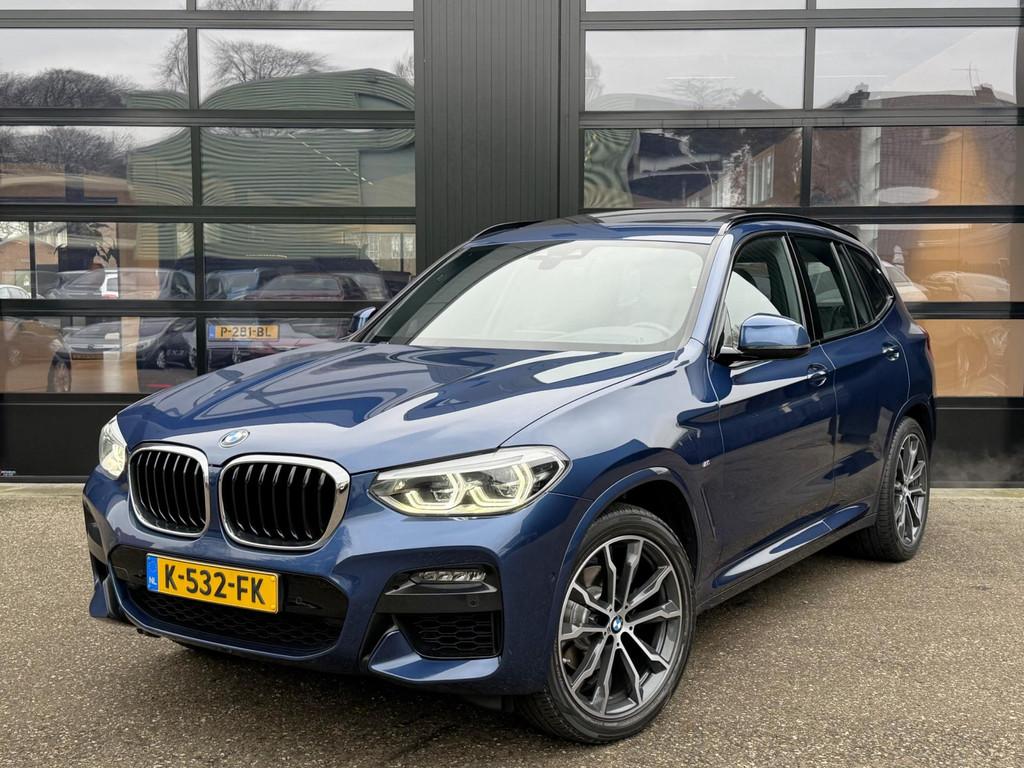 BMW X3 XDrive 20i M-Sport Shadowline Phytonicblau Headup, Auto's, BMW, Automaat, 1998 cc, 15 km/l, Gebruikt