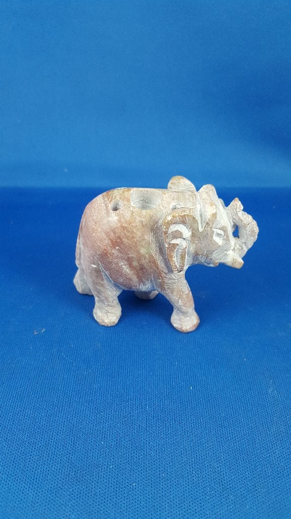 Brocante wierrookhouder Olifant, marmer of natuursteen. 5A5, Tweedehands verkoop, Tweedehands verkoop, Gebruikt, Ophalen of Verzenden