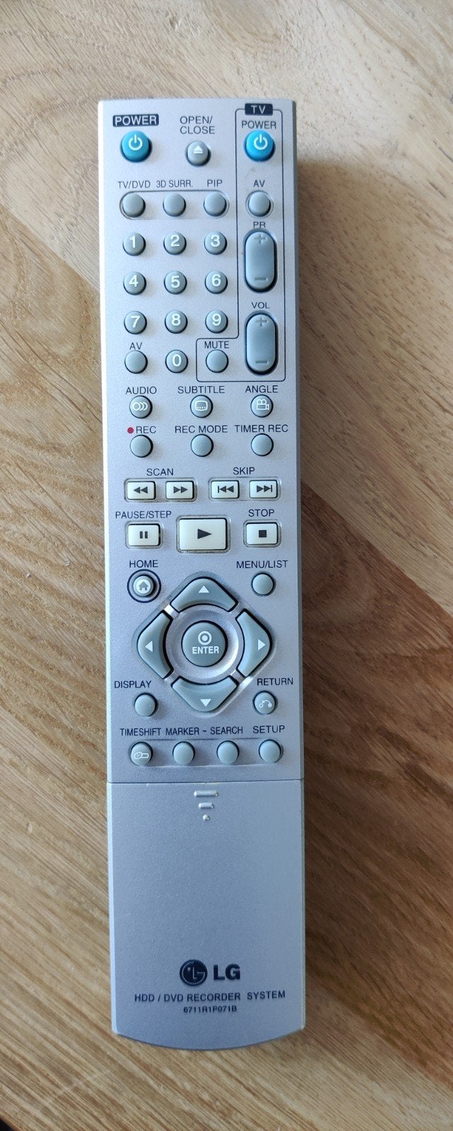 LG Afstandsbediening voor HDD / DVD Recorder Systeem, Ophalen of Verzenden, Gebruikt, Origineel, Dvd