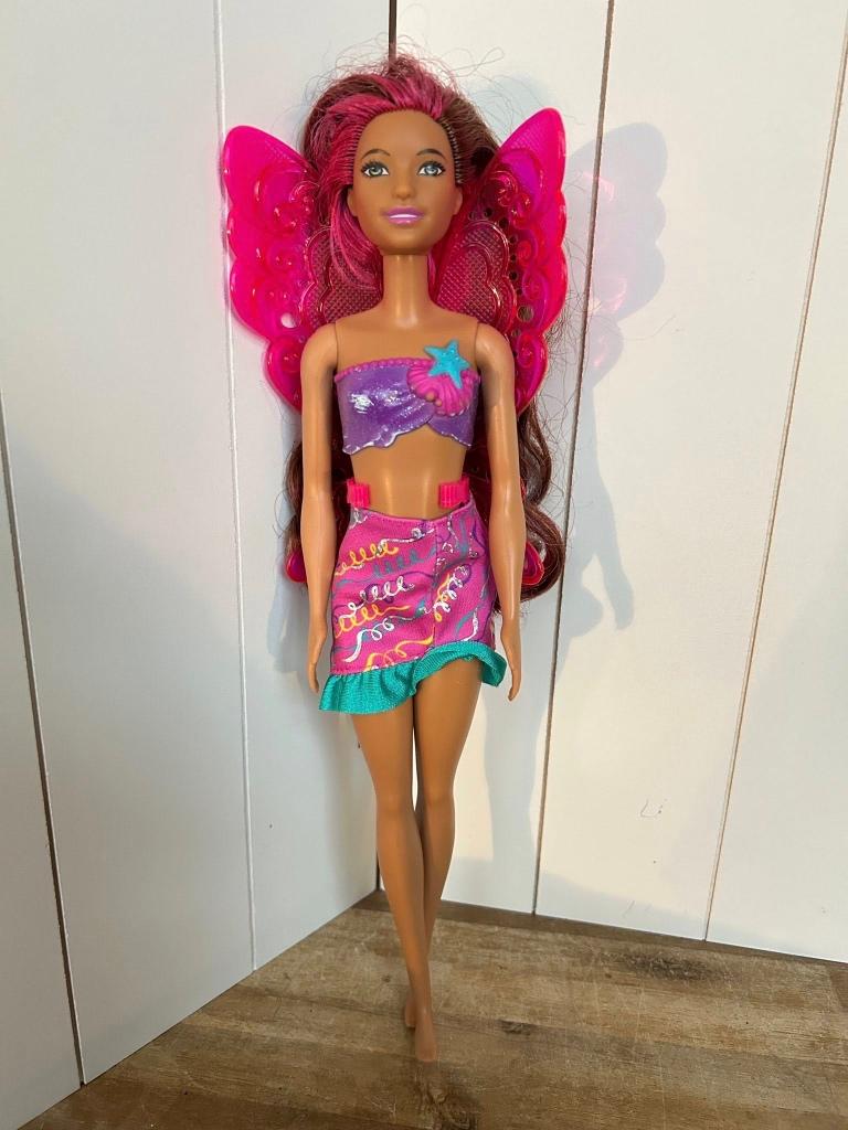 Barbie met afneembare vleugels, Ophalen of Verzenden, Gebruikt, Barbie