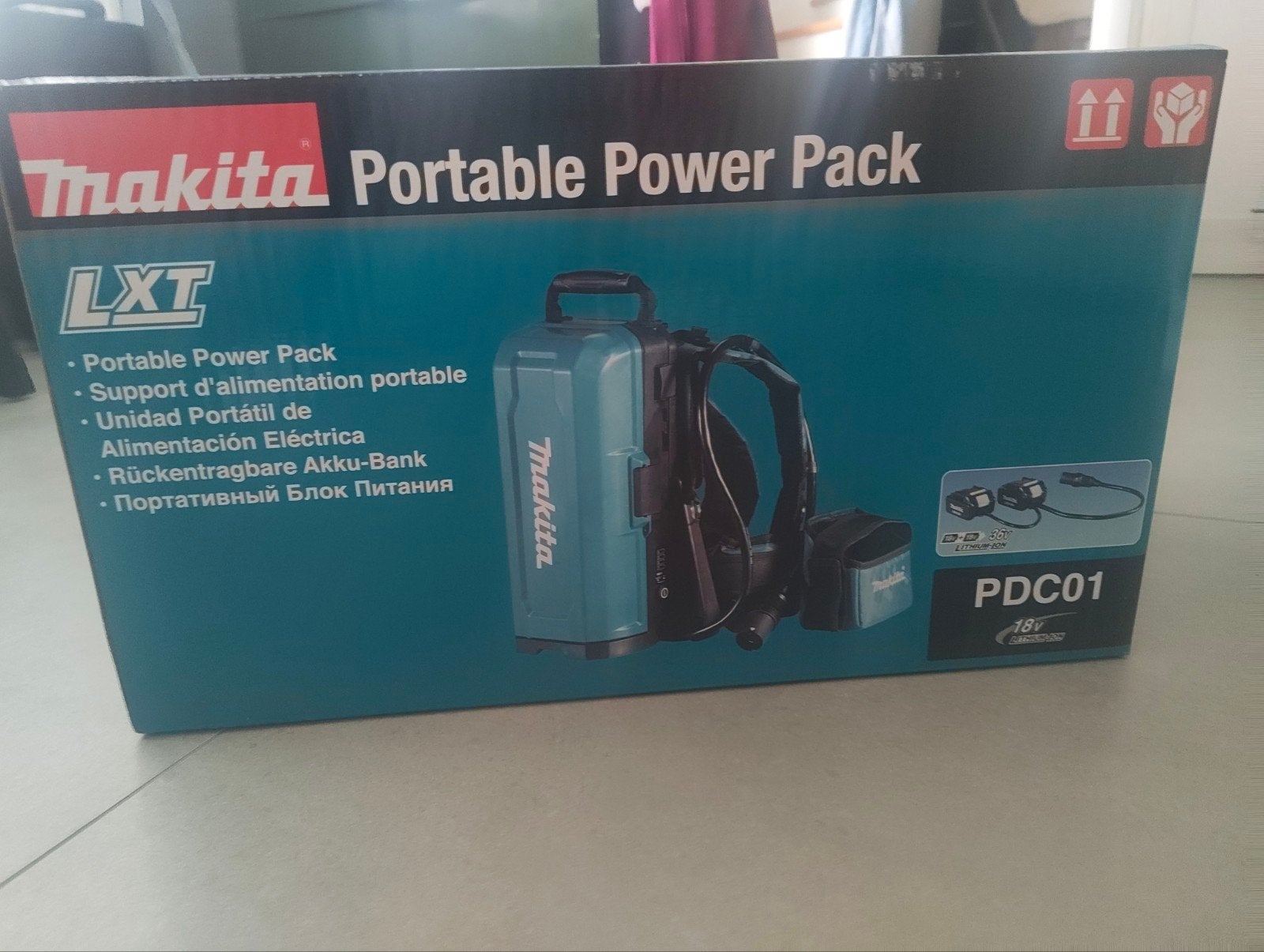 Makita 191A64-2 LXT 18V accustation rugtas PDC01 met 2x18v a, Ophalen of Verzenden, Nieuw