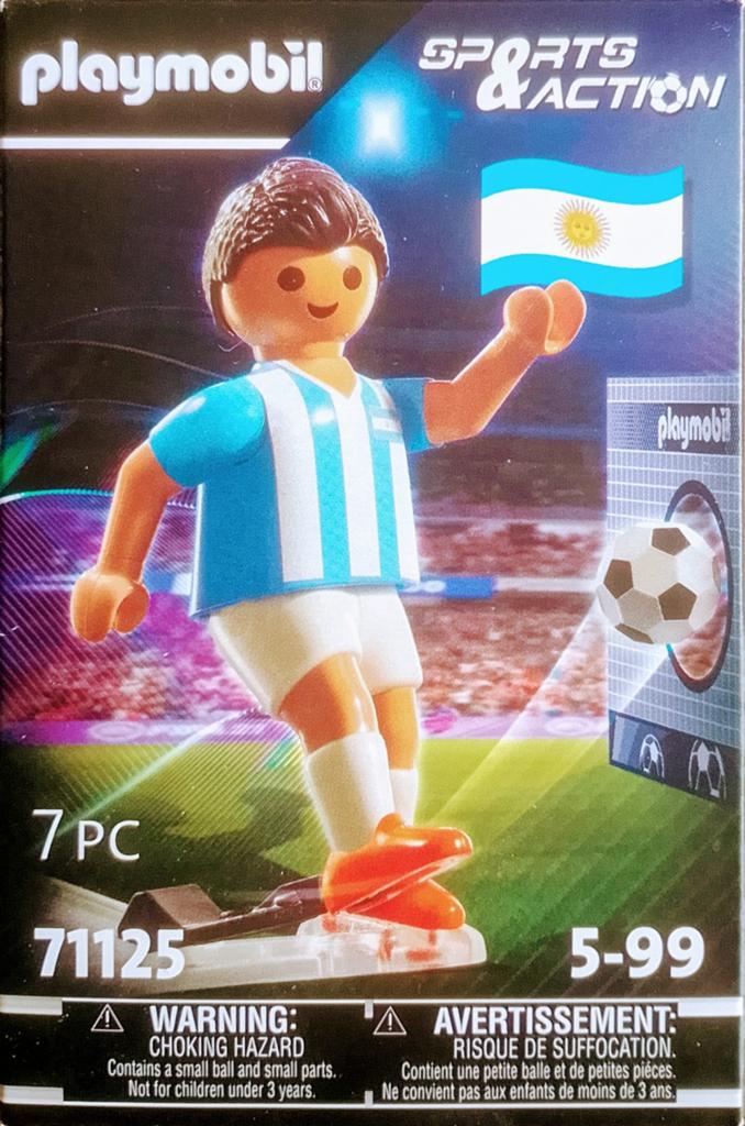 Sports & Action Voetballer Argentinië 71125, Kinderen en Baby's, Speelgoed | Playmobil, Ophalen of Verzenden, Zo goed als nieuw