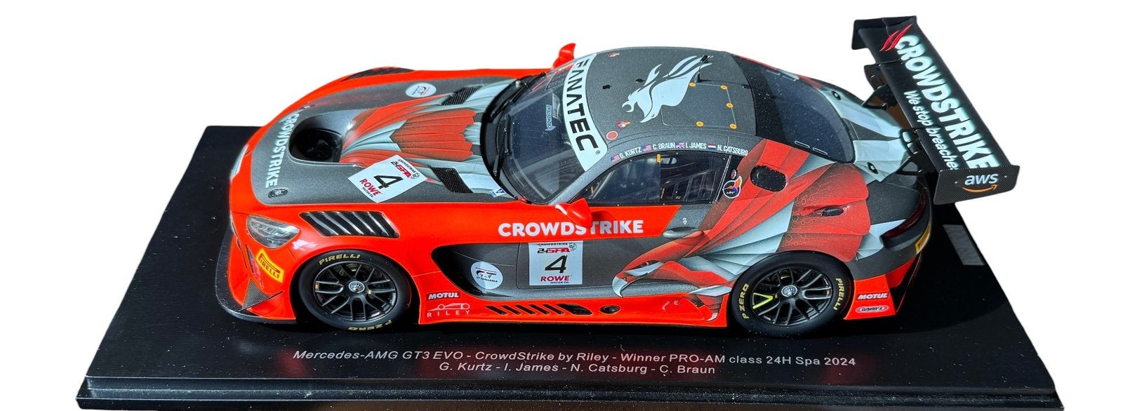 Mercedes-AMG GT3 EVO Spark Nicky Catsburg  24H Spa 2024, Ophalen of Verzenden, Nieuw, Auto, Overige merken
