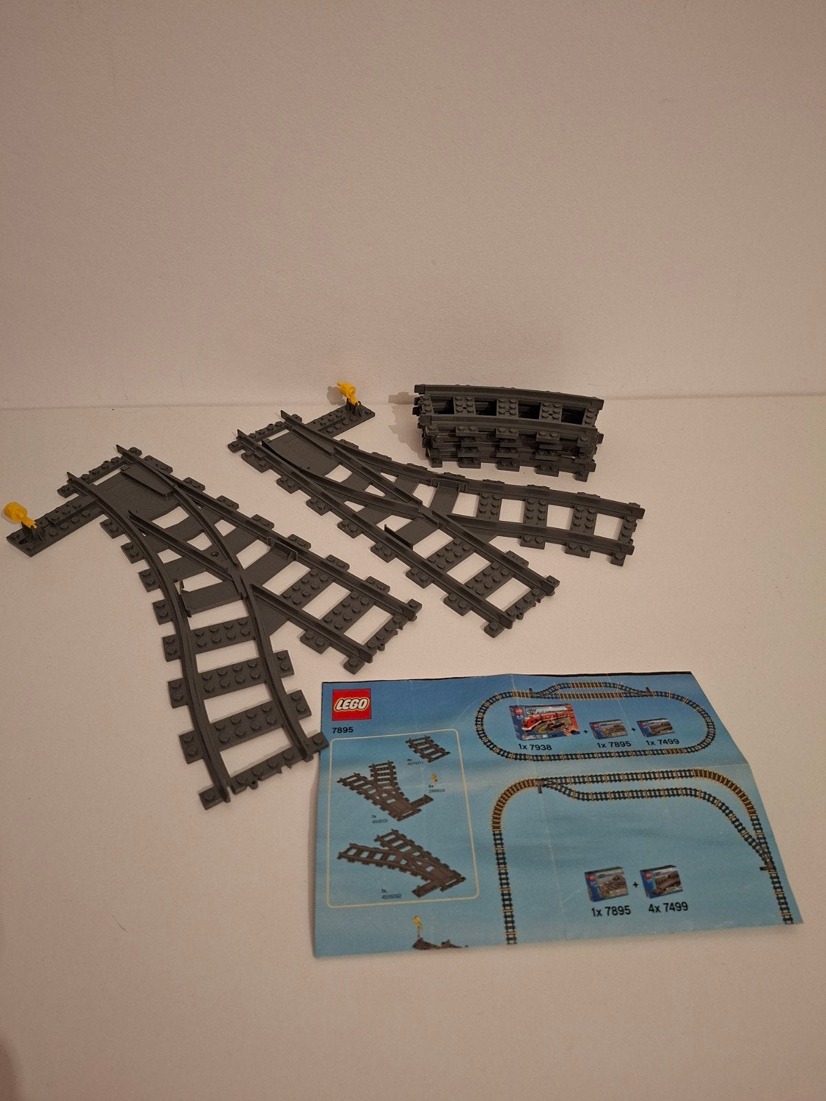 Lego city 7895 treinrails compleet met boekje, City, Lego, Compleet, Ophalen of Verzenden