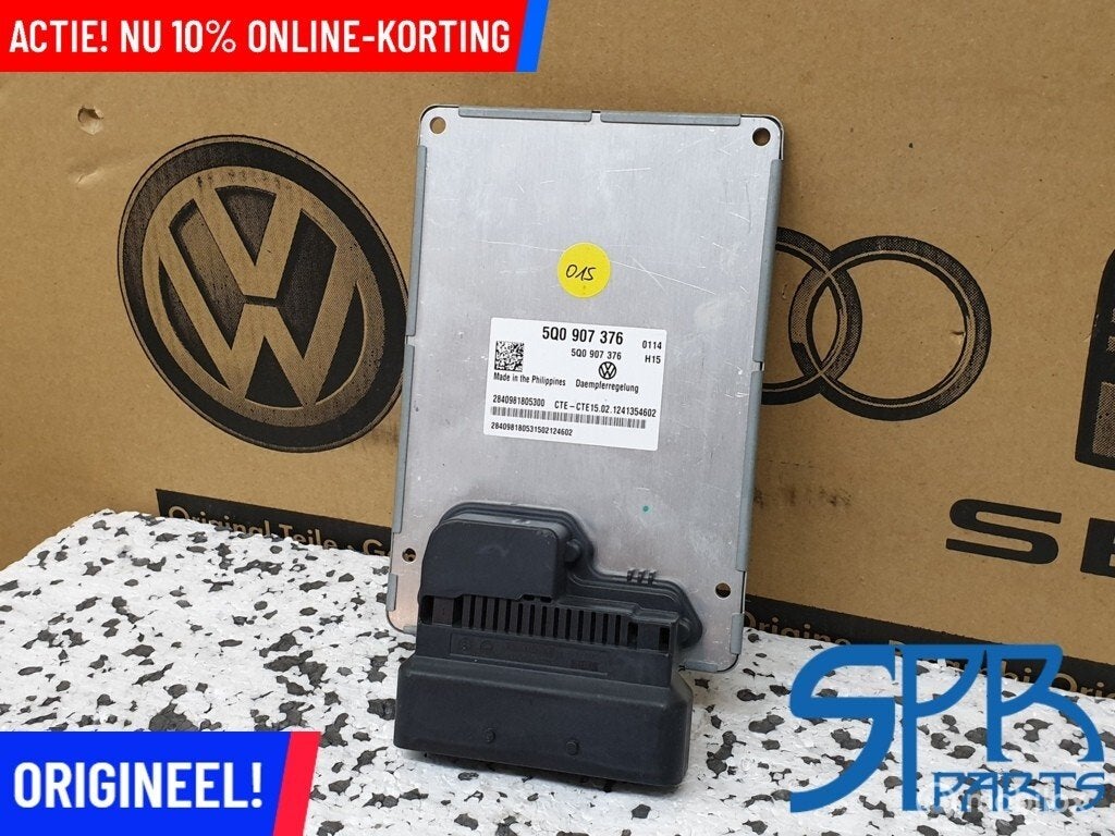 ELEKTRONISCHE Demping MODULE 5Q0907376 DEMPERREGELAAR GOLF 7, Gebruikt, Volkswagen, Ophalen of Verzenden, Volkswagen