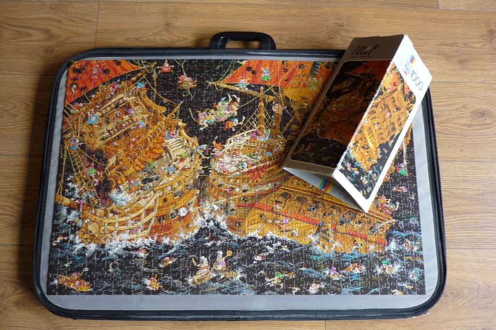 Heye puzzel Loup '' Captain Flint's Party '' 1000 - 1 stukje, Ophalen, 500 t/m 1500 stukjes, Gebruikt, Legpuzzel