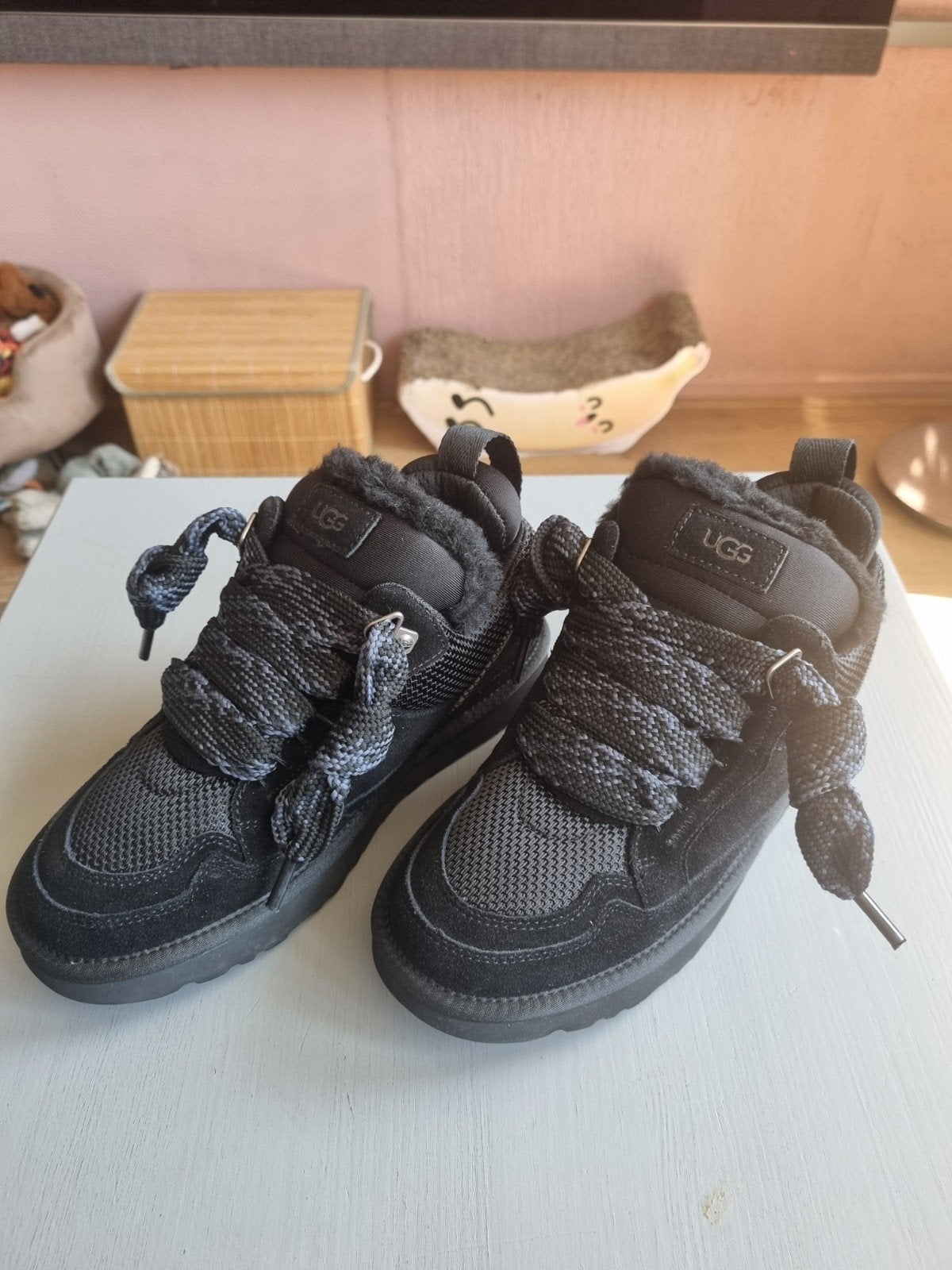 Ugg sneakers zwart, maat 38, nieuw, UGG, Zwart, Ophalen of Verzenden, Sneakers of Gympen