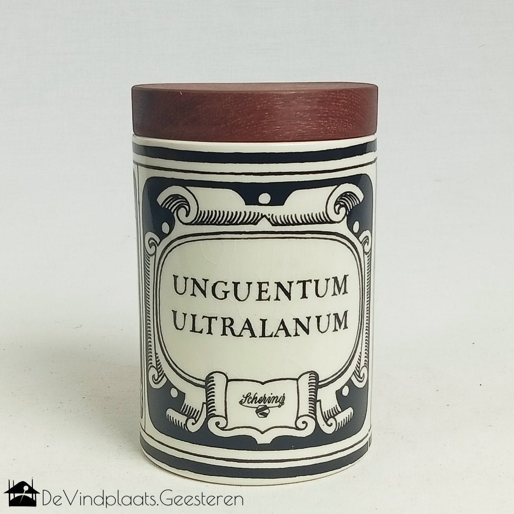 Vintage porseleinen Apothekerspot Unguentum Ultralanum, Ophalen of Verzenden
