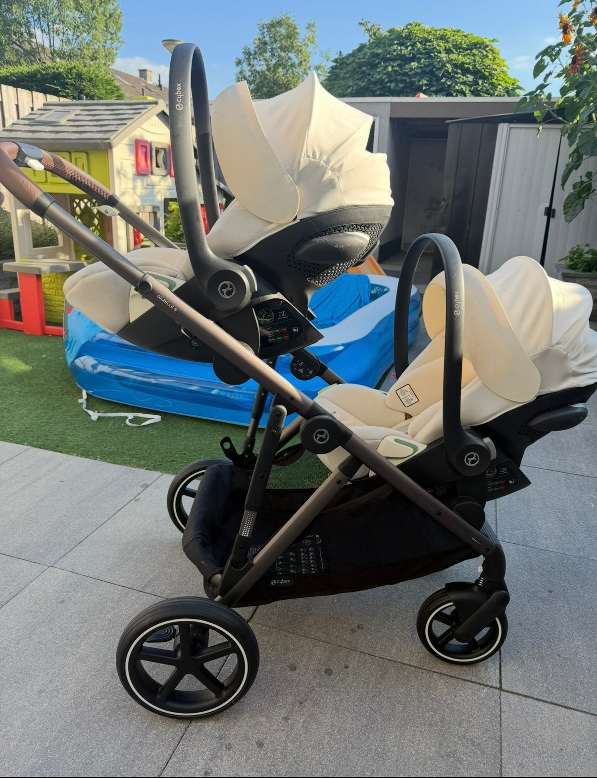 Tweeling, Kinderen en Baby's, Kinderwagens en Combinaties, Ophalen of Verzenden, Zo goed als nieuw, Overige merken