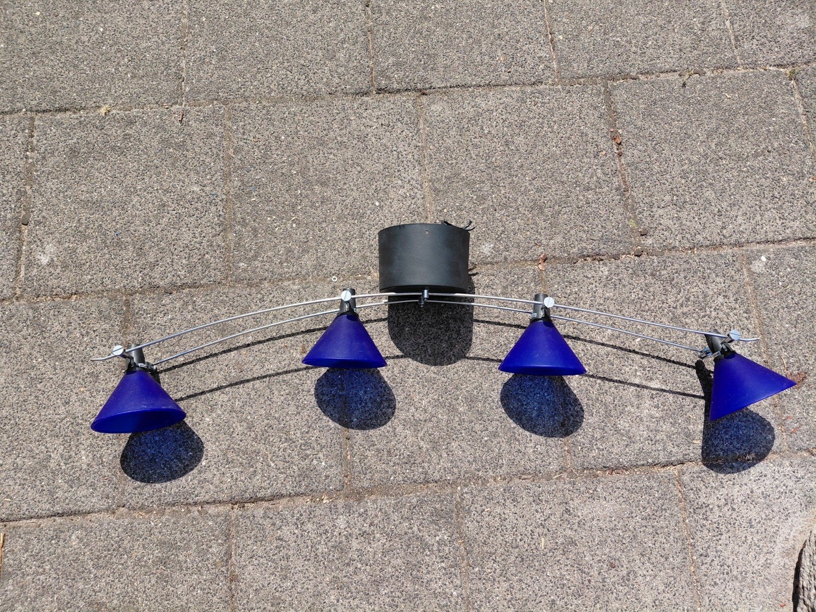 eettafel lamp, Ophalen, Gebruikt, Glas, GU5.3