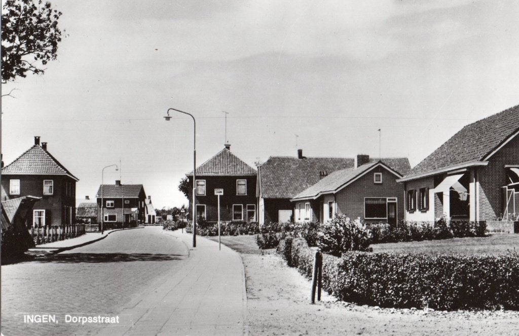 Ingen, Dorpsstraat. 6898, Verzenden, 1960 tot 1980, Ongelopen, Gelderland