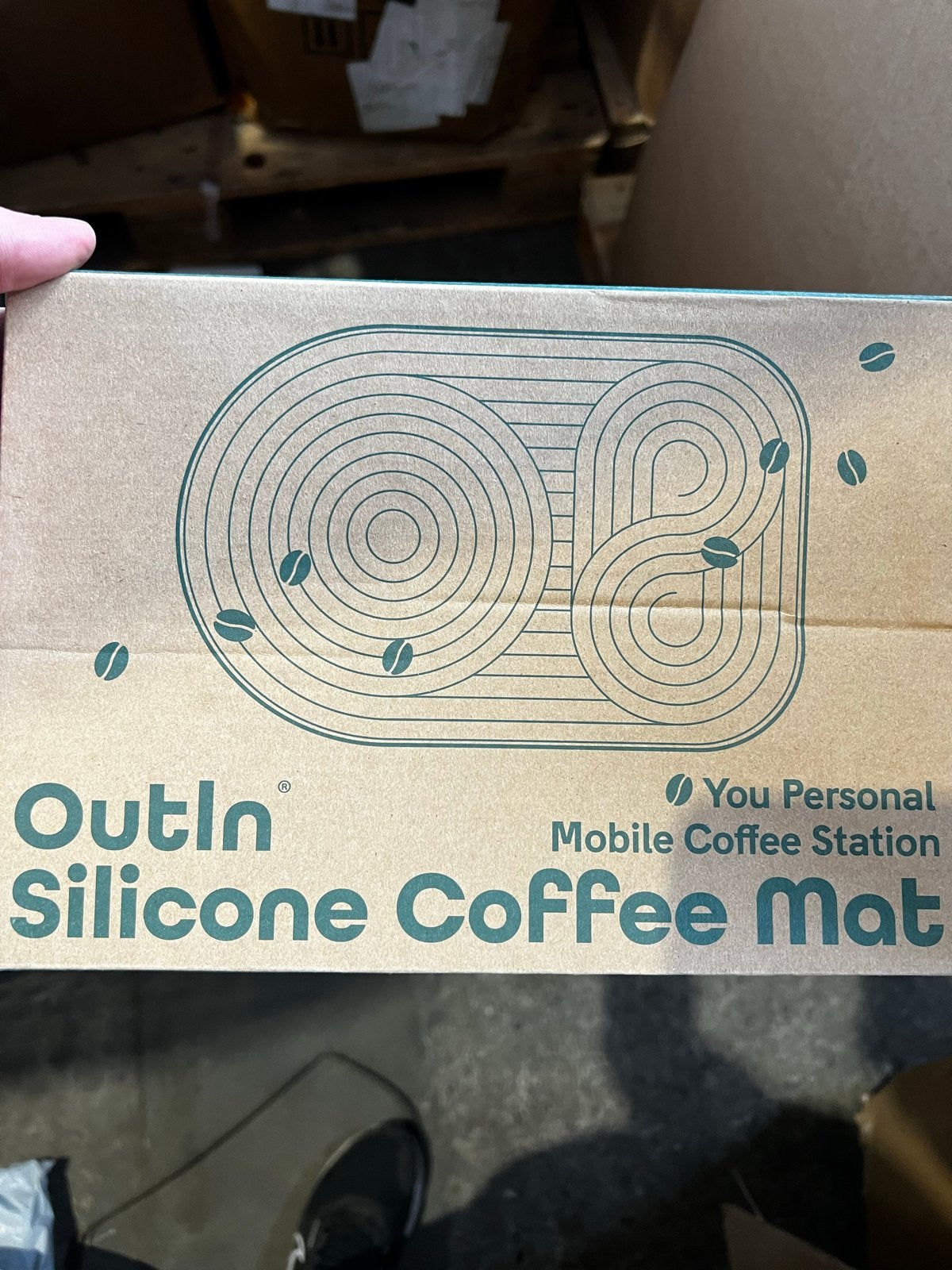 Outin Siliconen Koffiemat - Nieuw, Overige typen, Nieuw, Ophalen of Verzenden, Wit