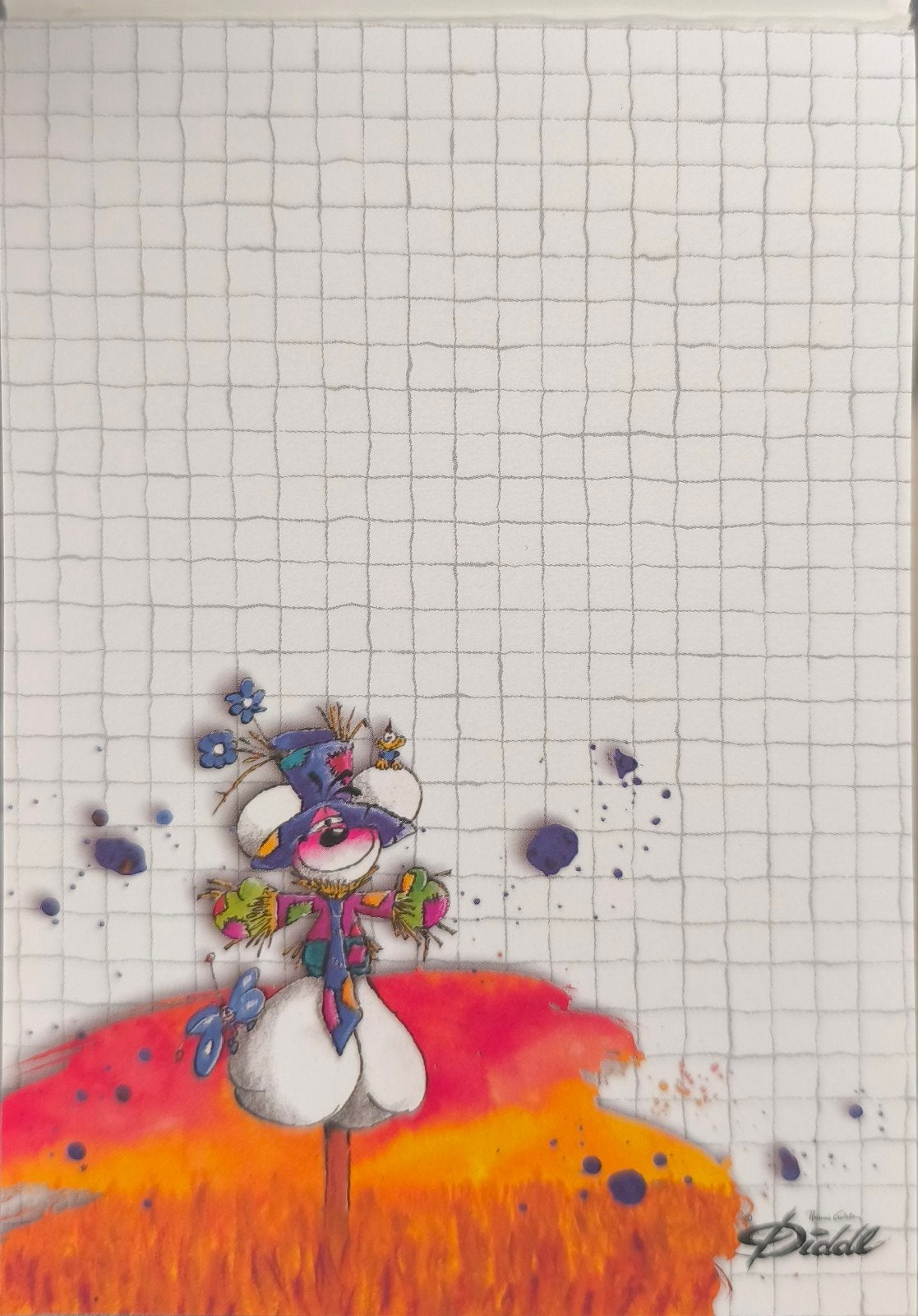 Diddl blaadje (A6 wit 50), Verzenden, Zo goed als nieuw, Papier, Kaart of Schrift