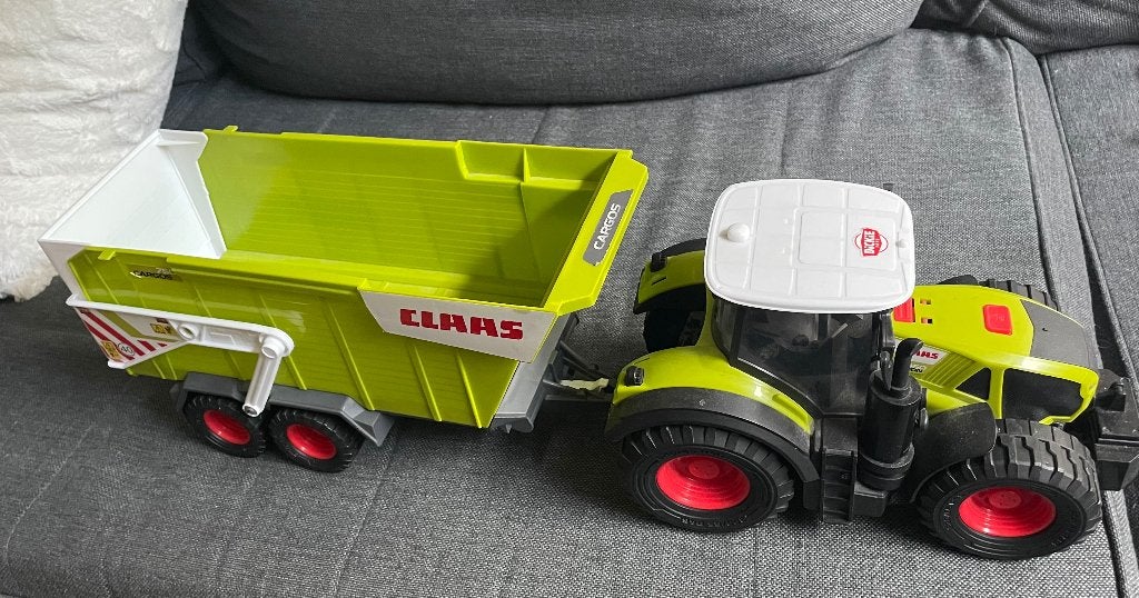 Dickie claas tractor, Ophalen