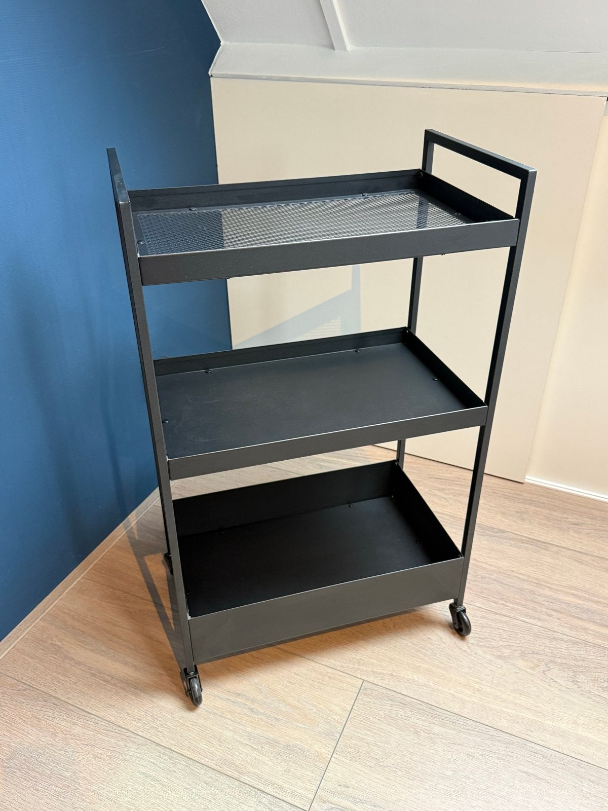 IKEA Nissafors roltafel, Ophalen, Zwart, Nieuw, Metaal
