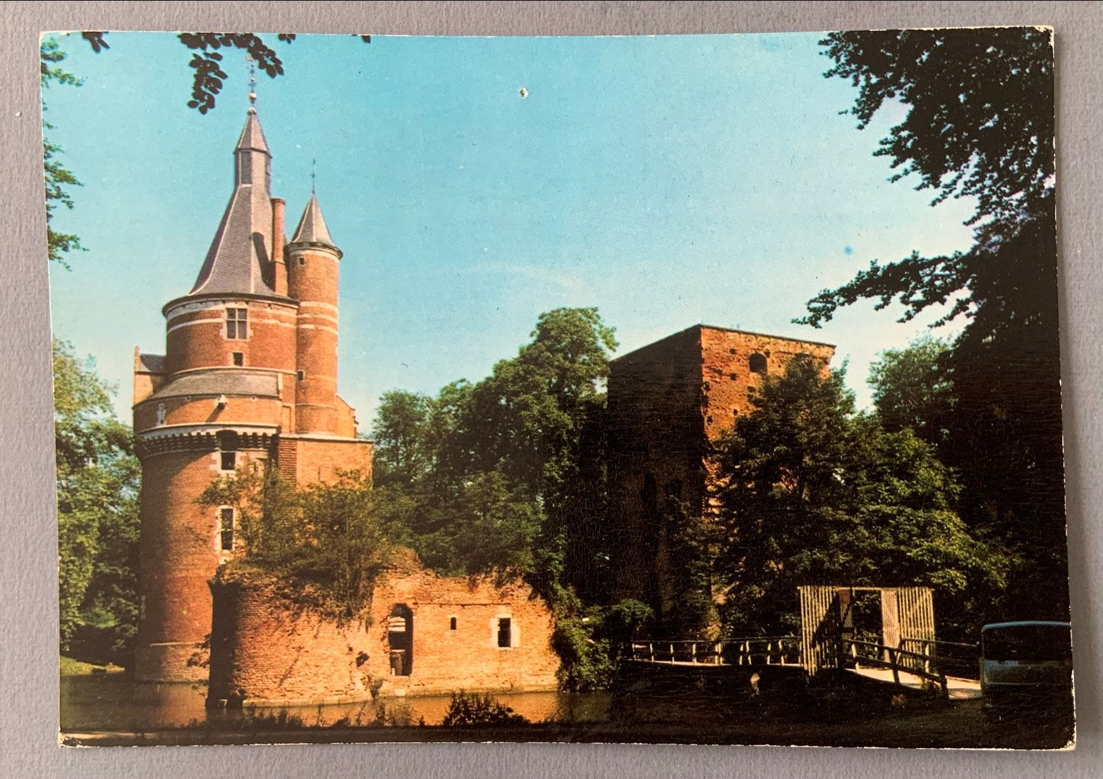 Kasteel met ruïne, Wijk bij Duurstede, Verzenden, 1960 tot 1980, Gelopen, Utrecht
