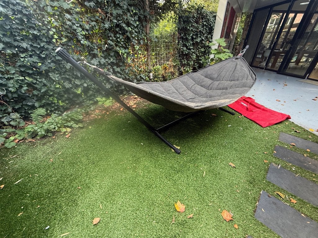 Fatboy Headdemock Superb hangmat met standaard, Ophalen, Gebruikt, Met standaard, Eenpersoons