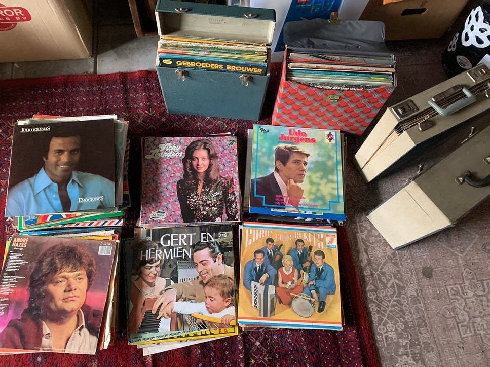 LP verzameling 155 stuks TEAB, Cd's en Dvd's, Vinyl | Overige Vinyl, Ophalen, Gebruikt, Overige formaten