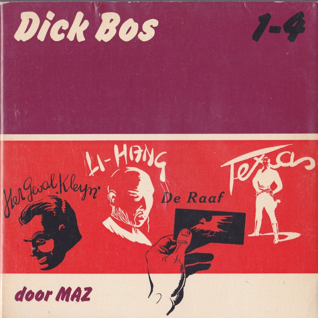 Dick Bos door Maz - Complete serie 1-12 (3 delen), Complete serie of reeks, Ophalen of Verzenden, Gelezen, Maz