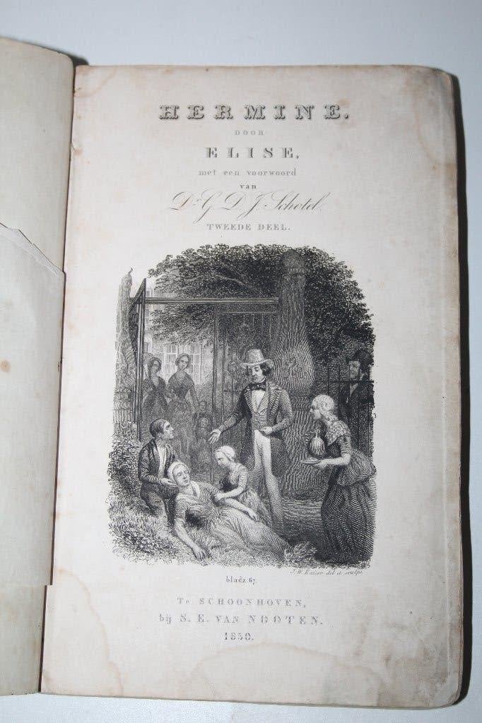 Hermine, tweede deel. Door Elise. (1850, Schoonhoven), Ophalen of Verzenden