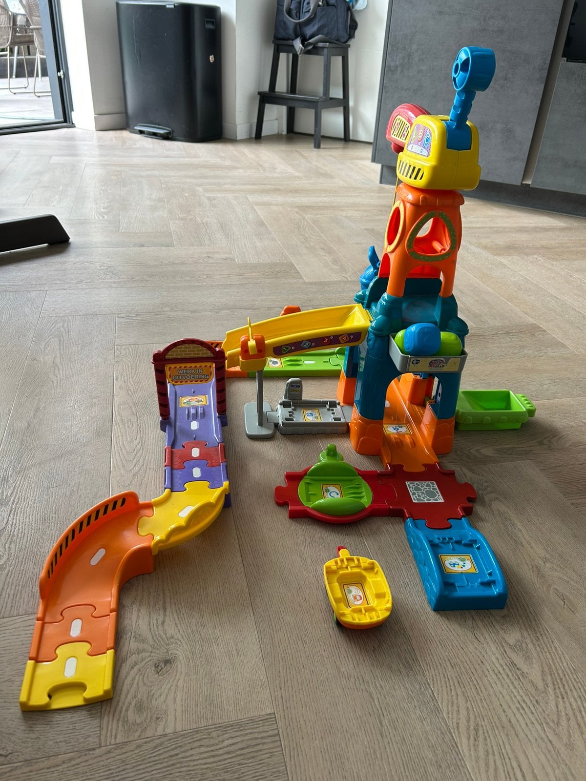 Toet toet hijskraan, Kinderen en Baby's, Speelgoed | Vtech, Ophalen, Gebruikt, 2 tot 4 jaar